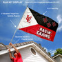 Louisiana Lafayette Ragin Cajuns Acadian Flag Pole and Bracket Kit