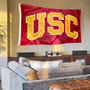 Southern Cal USC Trojans Banner Flag with Wall Tack Pads
