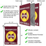 Mississippi State Bulldogs Softball Garden Flag