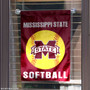 Mississippi State Bulldogs Softball Garden Flag