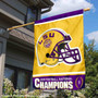 Louisiana State University 2019 Football National Champions Banner Flag