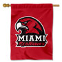 Miami Redhawks Logo Double Sided House Banner