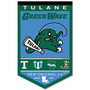 Tulane Green Wave Heritage Logo History Banner