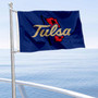 Tulsa Hurricanes Wordmark Boat and Mini Flag
