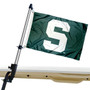Michigan State Spartans Golf Cart Flag Pole and Holder Mount