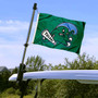 Tulane Green Wave Golf Cart Flag Pole and Holder Mount