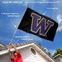 Washington Huskies Flag Pole and Bracket Kit