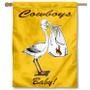 Wyoming Cowboys New Baby Flag