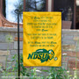 North Dakota State Bison On Bison Fight Song Garden Flag