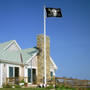 North Dakota State Bison Cross Bones Flag