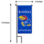 Kansas Jayhawks Flower Pot Topper Flag