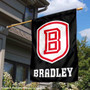 Bradley Braves Blackout Banner Flag