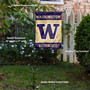 Washington UW Huskies Garden Flag and Pole Stand