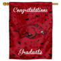 Arkansas Razorbacks Congratulations Graduate Flag