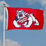 Fresno State Bulldogs Red Patriotic Flag