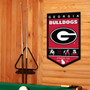 Georgia Bulldogs Heritage Logo History Banner