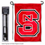 North Carolina State Wolfpack Garden Flag and Pole