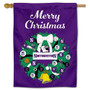Northwestern Wildcats Happy Holidays Banner Flag