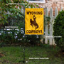 Wyoming Cowboys Garden Flag and Pole Stand