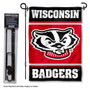 Wisconsin Badgers Garden Flag and Stand