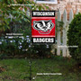 Wisconsin Badgers Garden Flag and Stand