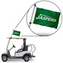 Manhattan Jaspers Golf Cart Flag Pole and Holder Mount