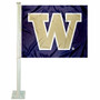 Washington UW Huskies Purple Car Flag