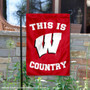 Wisconsin Badgers Country Garden Flag