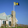 Toledo Rockets Football Helmet Flag