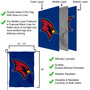 Saginaw Valley State Cardinals Double Sided Garden Flag