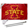Iowa State Cyclones Flag Pole and Bracket Kit