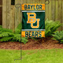 Baylor BU Bears Logo Garden Flag and Pole Stand