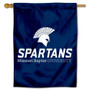 Missouri Baptist Spartans Logo Double Sided House Flag