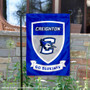 Creighton Jays Go Bluejays Shield Garden Flag