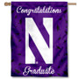 Northwestern Wildcats Congratulations Graduate Flag