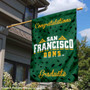 San Francisco Dons Congratulations Graduate Flag