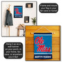 Ole Miss New Script M Garden Flag
