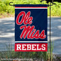 Ole Miss New Script M Garden Flag