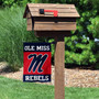 Ole Miss New Script M Garden Flag