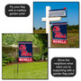 Ole Miss New Script M Garden Flag