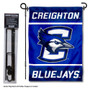 Creighton Jays Garden Flag and Pole Stand Holder