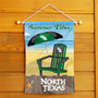 North Texas Mean Green Summer Vibes Decorative Garden Flag