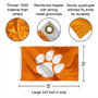 Clemson Tigers Orange Logo Flag Pole and Bracket Kit