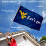 West Virginia Mountaineers Flag Pole and Bracket Kit