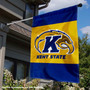 Kent State Golden Flashes Logo Double Sided House Flag