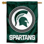 MSU Spartans Shield House Flag