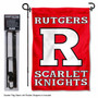 Rutgers Scarlet Knights Garden Flag and Pole Stand