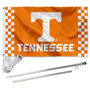 Tennessee Volunteers Checkerboard Flag Pole and Bracket Kit