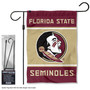 FSU Seminoles Logo Garden Flag and Pole Stand