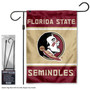 FSU Seminoles Logo Garden Flag and Pole Stand